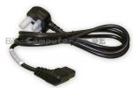 Power Cable 90° gewinkelt UK, Plug PC TV Monitor Kaltgerätekabel, Neu, 1,8m