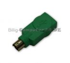PS2 USB Adapter &#124; USB Buchse auf PS2 &#124; Maus Mouse